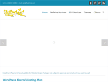 Tablet Screenshot of flutterhost.com